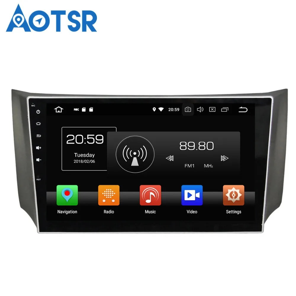 Автомобильный DVD плеер Aotsr Android 8 0 7 1 С GPS навигацией для Nissan Slyphy 2012 2015