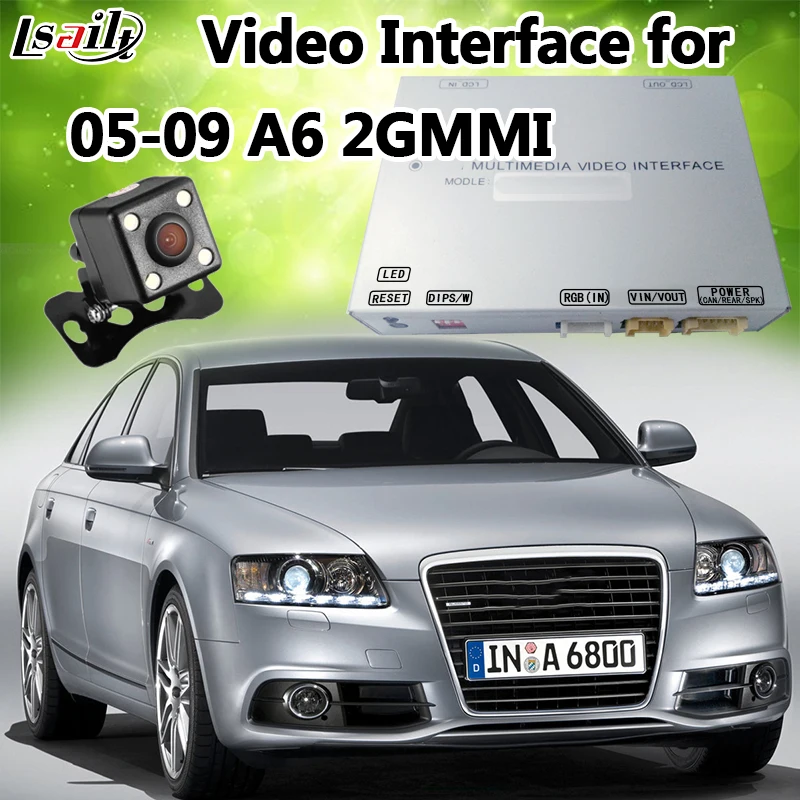 Интерфейс камеры заднего вида мультимедийный видеоинтерфейс для AUDI A6 2GMMI