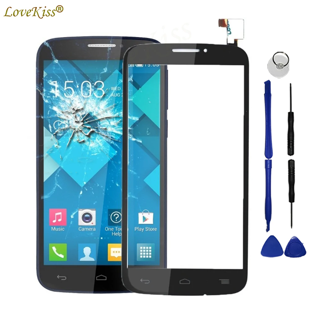 Передняя панель C7 для Alcatel One Touch Pop 7040 7041 7041D 7041X OT7040A сенсорный экран ЖК дисплей