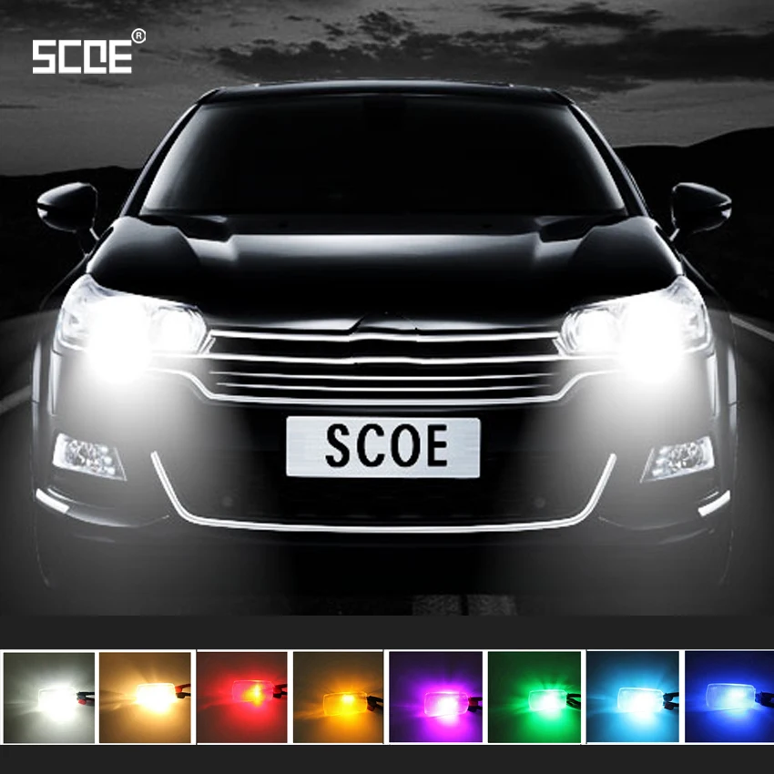 

SCOE For Citroen C5 Day Time Running Light Front Side Marker Ligh New 2pcs X 22SMD LED Car Styling Installation Tools Free