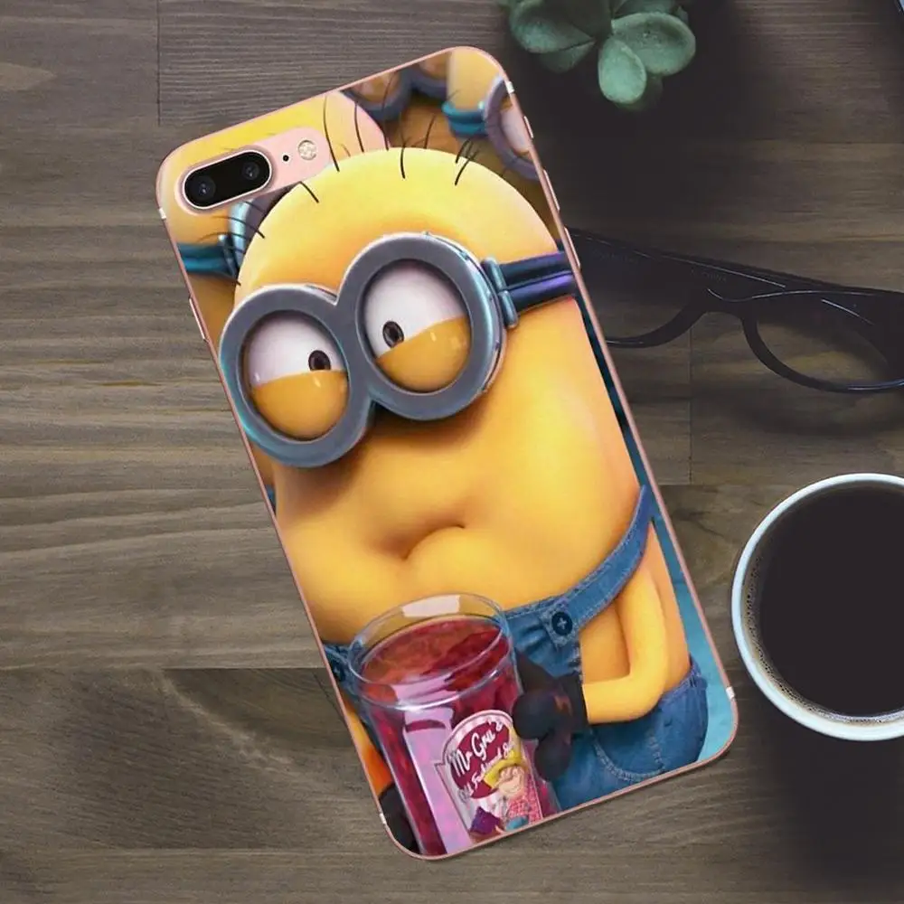 Мягкие ТПУ чехлы с милыми мультяшными миньонами чехол для Huawei G8 Honor 5C 5X 6 6X 7 8 9 Y5II Mate