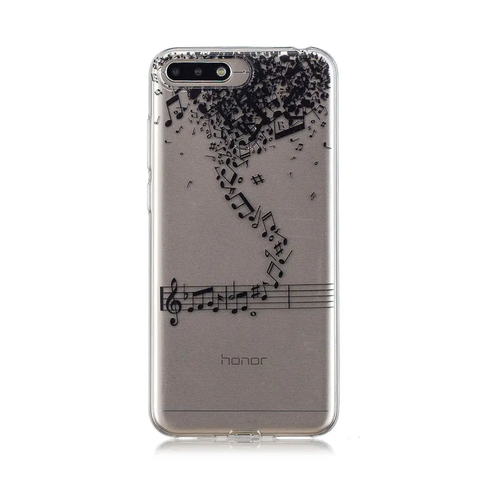 Fashion Woman Pattern Transparen Phone Cases For Mate 10 Lite Pro Coque Huawei P9 P10 P20 Y3 Y5 Y6 2017 Capa |