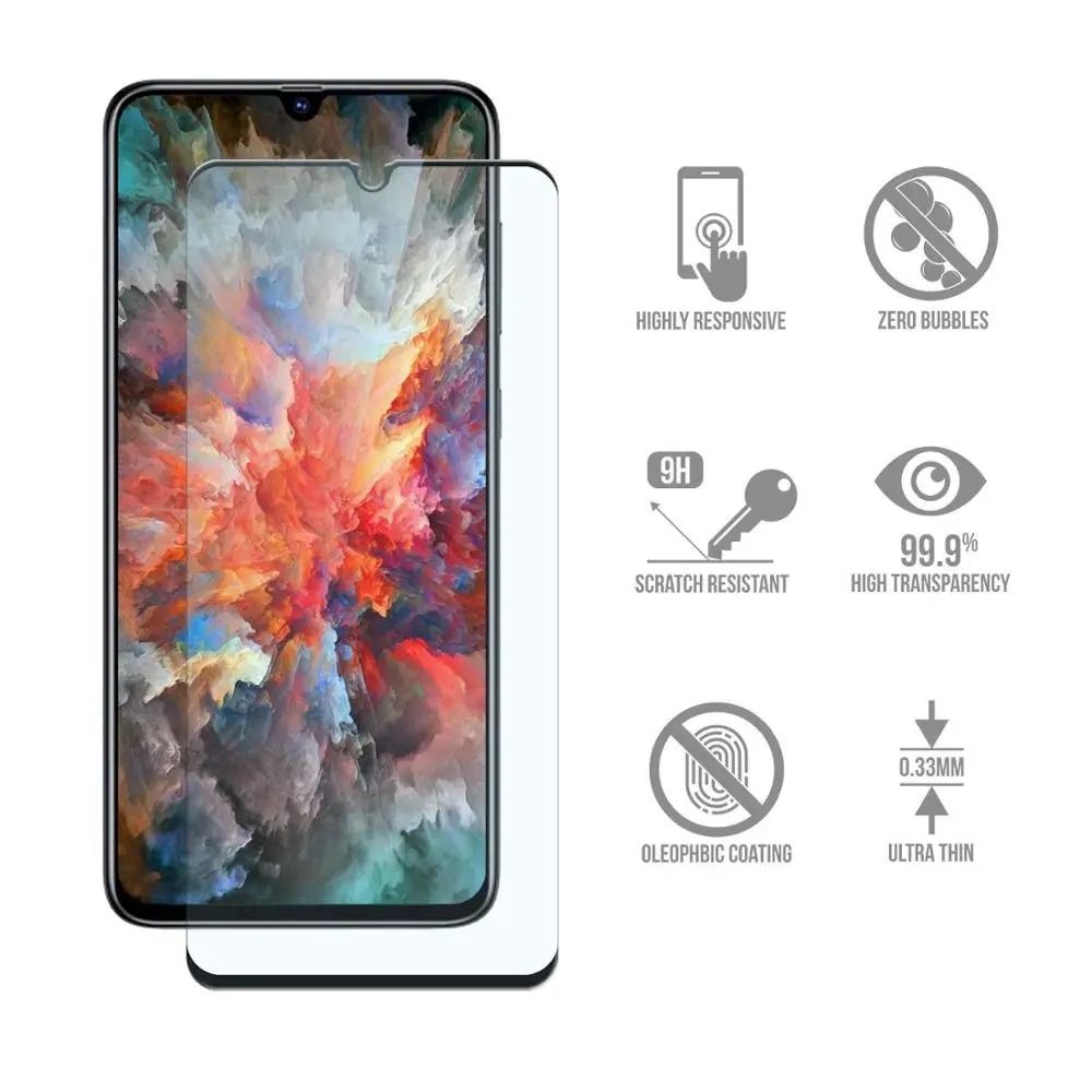 9H 5D полное покрытие из закаленного стекла для Elephone A6 Mini 5 71 дюймов защита экрана
