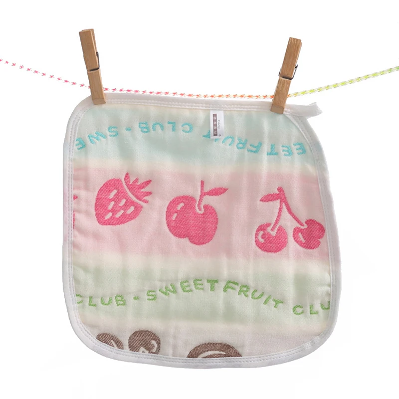 Модное хлопковое Марлевое полотенце с принтом звезд фруктов облаков короны