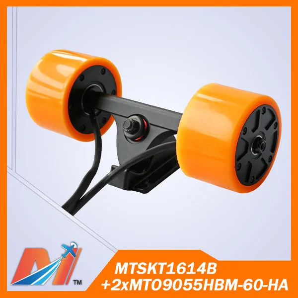 Maytech (3 шт.) Электрический Лонгборд комплект 1 шт. грузовик с 2 оранжевый 90 мм