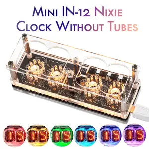 Nobsound Mini 5V цифровые часы Nixie, без трубок, светодиодный, винтажные