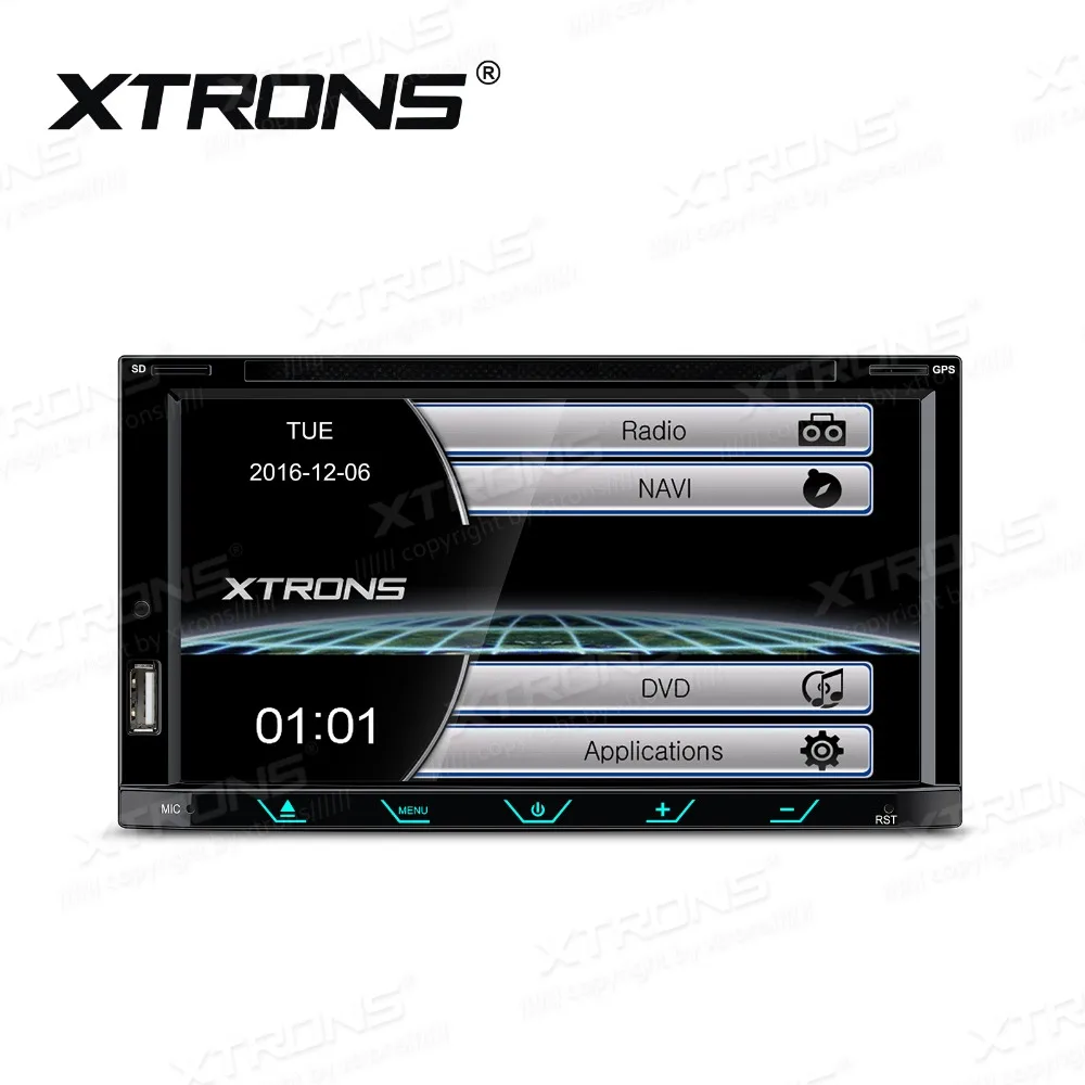 XTRONS 6 95 ''HD цифровой сенсорный экран 2 din универсальный автомобильный DVD радио
