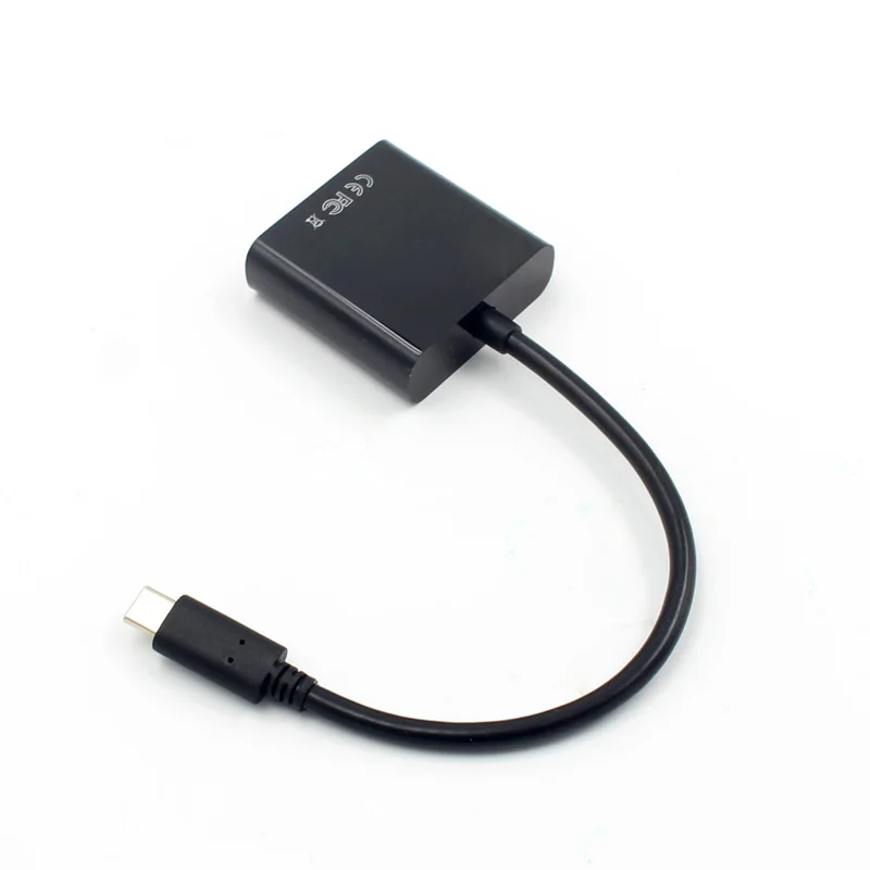 Кабель адаптер USB 3 1 Type C VGA HD для ноутбука Macbook Chromebook Pixel ND998|Компьютерные кабели и