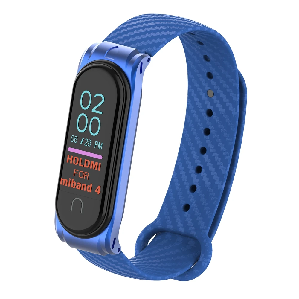 Hangrui ремешок из углеродного волокна для mi band 4 аксессуары для смарт-браслета Замена спортивных часов для xiaomi mi band 3 для женщин и мужчин