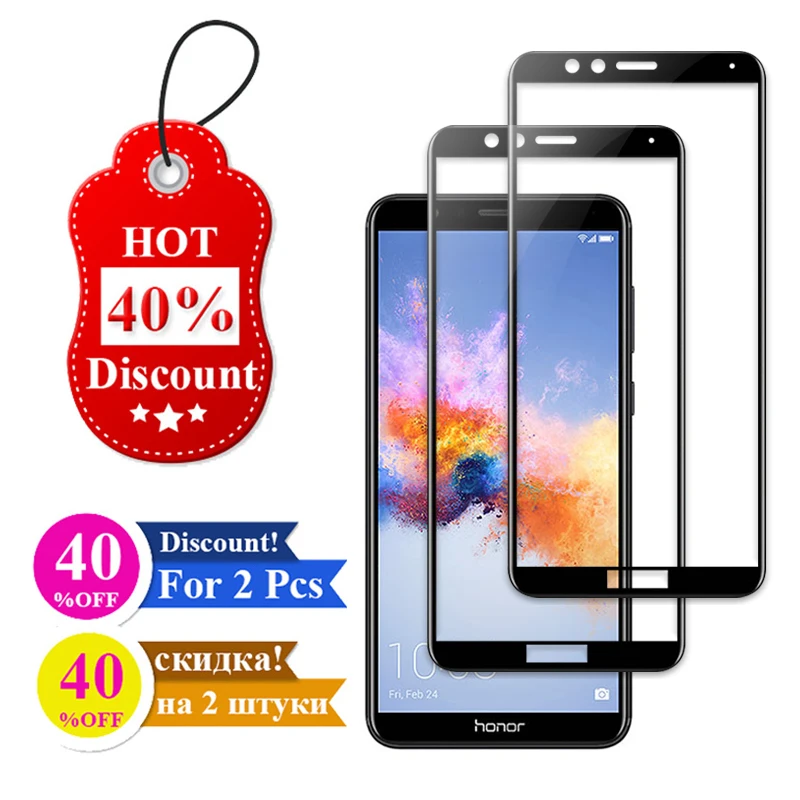 honor 7x Protective glass on for huawei x7 7 x tempered screen protector glas honor7x sheet armor honer protection protect 9 cam | Мобильные