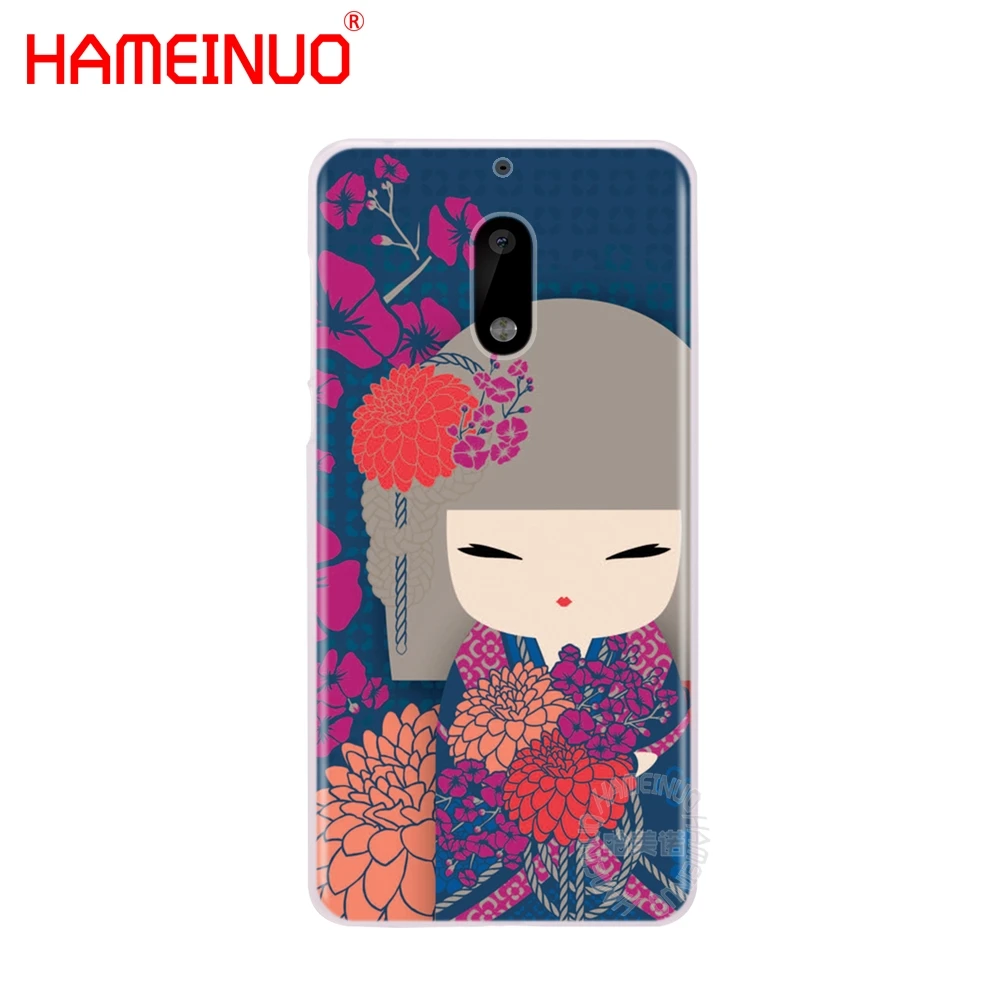HAMEINUO kawaii Japanese Kokeshi Doll чехол для телефона Nokia 9 8 7 6 5 3 Lumia 640 640XL 2018 | Мобильные телефоны