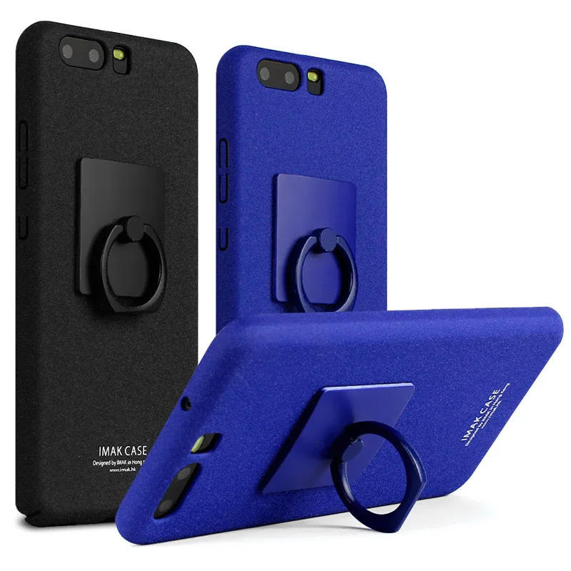 Huawei P10 Original IMAK Cowboy Case with Stand Hard PC Back Cover For Phone Matte Screen Film |