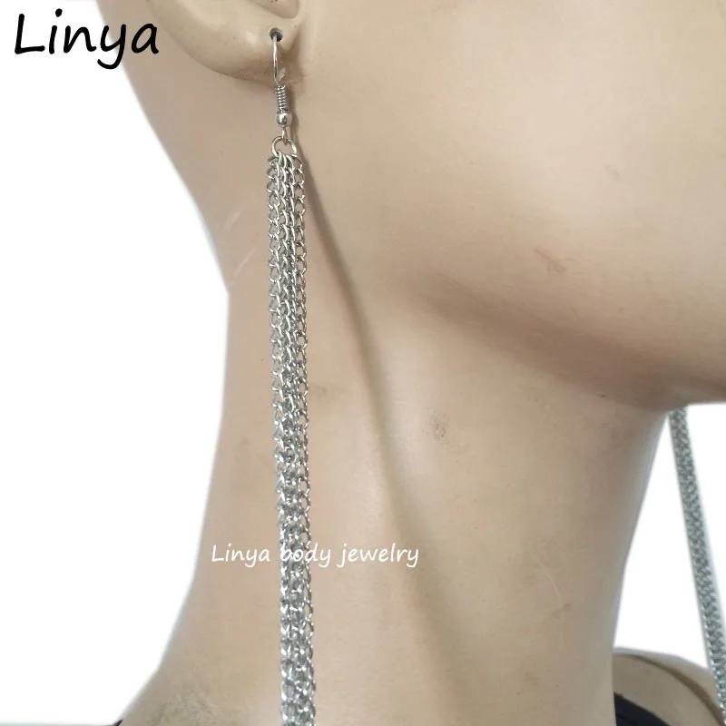 Мода 2017 висячие серьги бесплатная доставка персонализированные длинные с