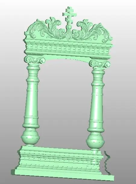 

Frame 3D model in STL format cnc carving engraving router relief Artcam Aspire F41