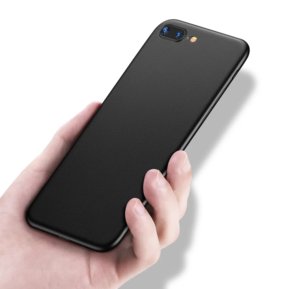 Ультратонкий матовый чехол для телефона iphone 7 8 plus защитная задняя крышка X 6 S