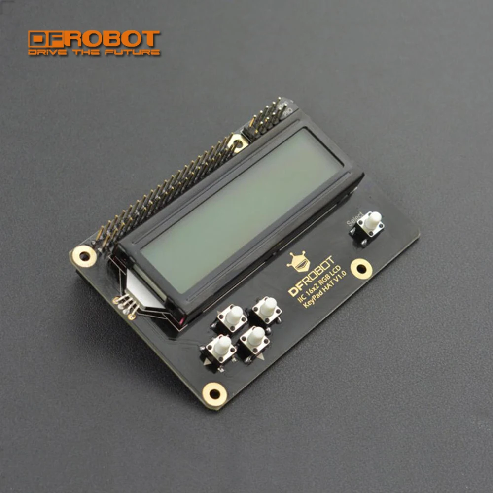Новинка DFRobot IIC 16x2 1602 RGB зеркальный экран V1.0 для Raspberry Pi с GPIO Pin Регулируемая