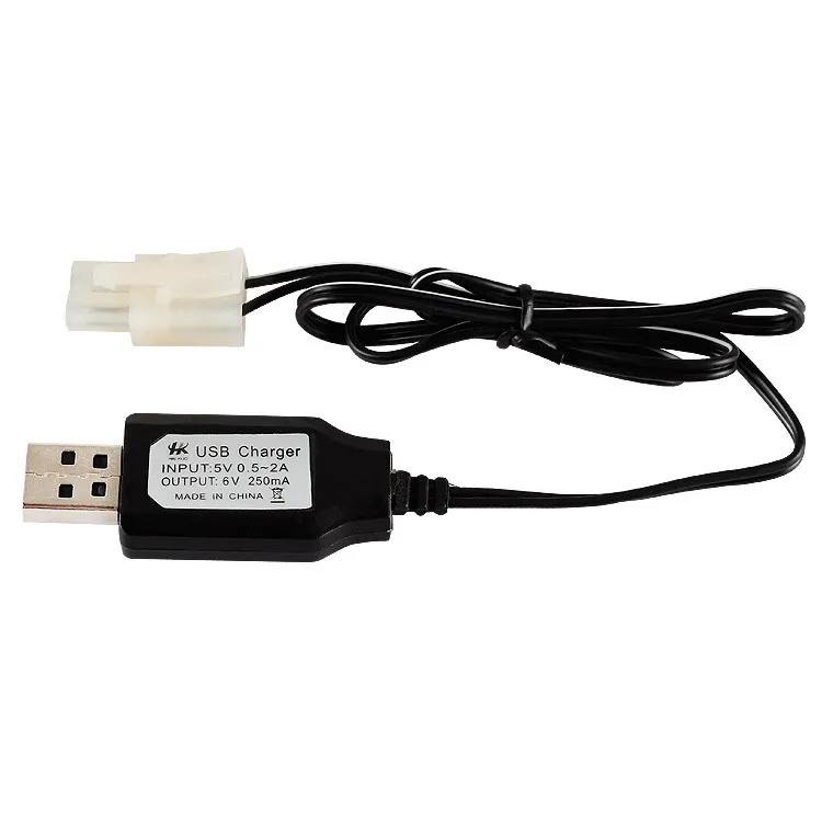 Зарядное устройство для аккумуляторов 6 В 250 мАч USB Ni-Cd/Ni-mh зарядный кабель