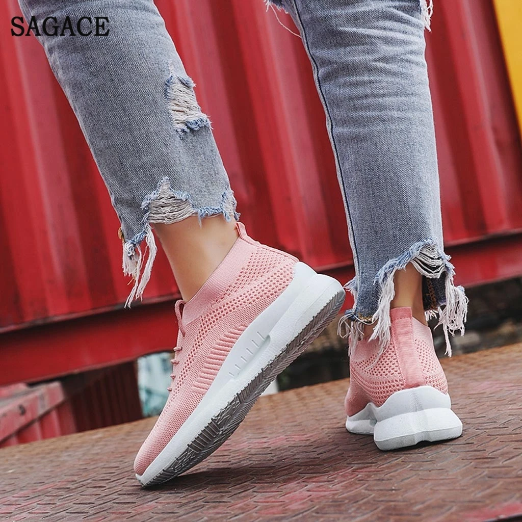 SAGACE сетчатые кроссовки спортивная обувь женская фирменная Вулканизированная