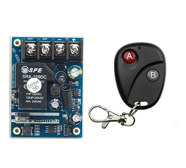 DC12V 24V 36V 48V 10A 1CH RF беспроводной переключатель системы дистанционного управления 1X