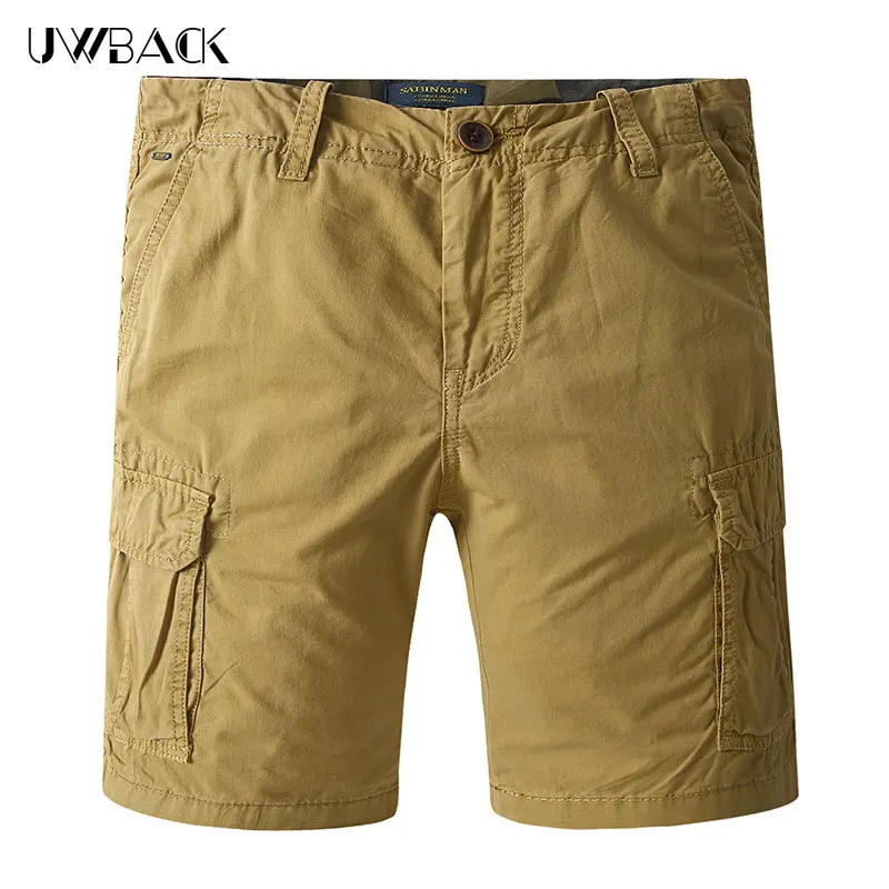 Мужские летние шорты карго с несколькими карманами потертые повседневные