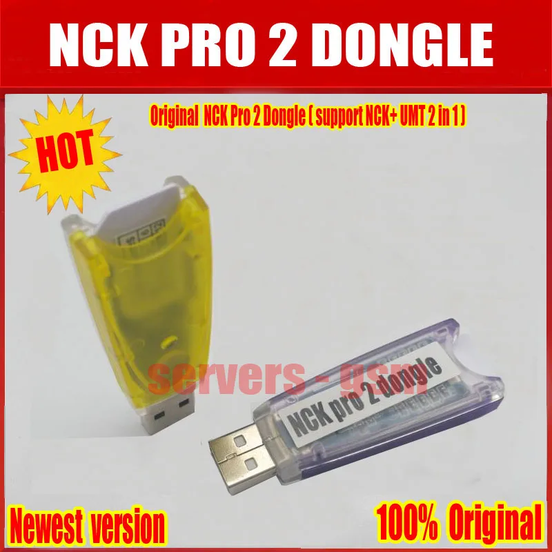 Новейший оригинальный NCK Pro Dongle Pro2 Dongl + кабель для полной загрузки (NCK DONGLE UMT 2 в 1)