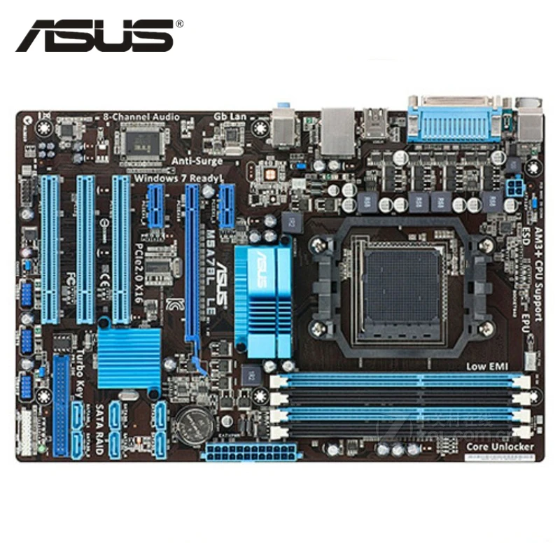 ASUS M5A78L LE Материнская плата Гнездо AM3/AM3 + DDR3 32 ГБ для AMD 760G настольная системная SATA II