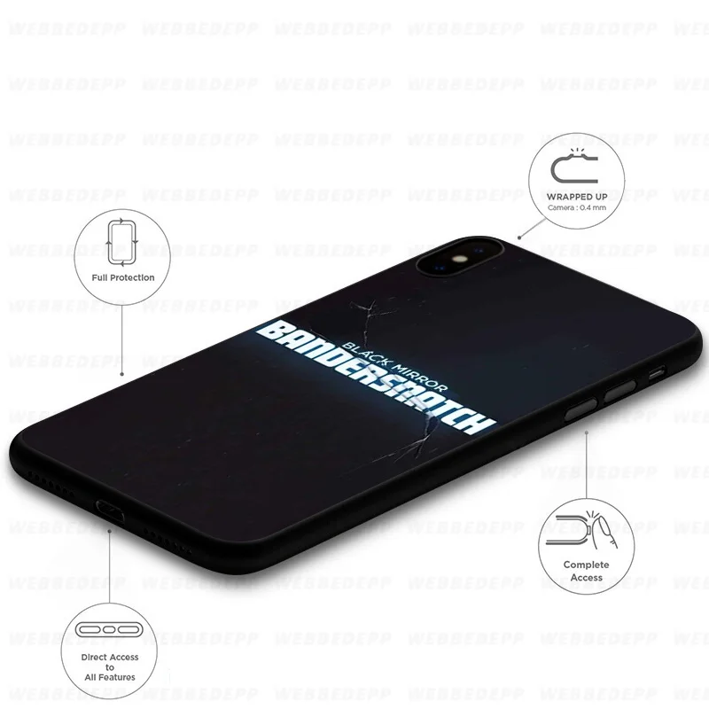 WEBBEDEPP черный зеркальный ТВ-шоу мягкий чехол для Huawei Mate Honor 20 6A 7A 7C 7X 8 9 9X 10 View Lite Pro 30 |
