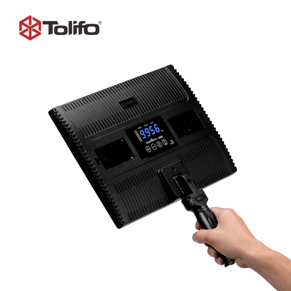 Tolifo PT 650B двухцветсветодиодный Светодиодная панель для видеосъемки со