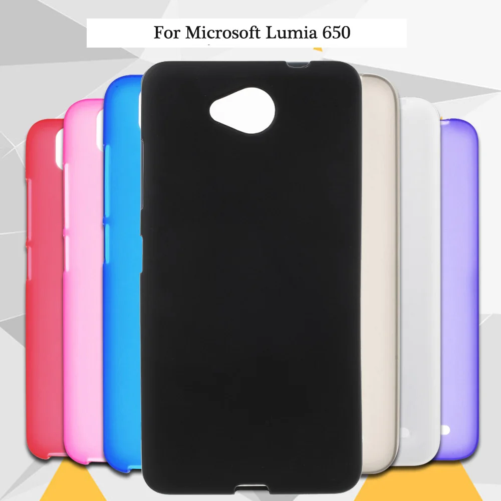 Limelan новый для Microsoft Lumia 650 HQ гибкий черный ТПУ матовый Силиконовый гель кожа
