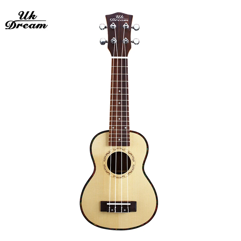 21 дюймов Мини Гитара Укулеле Музыкальные Лады Instruments15 Pruce полузакрытых Роторный
