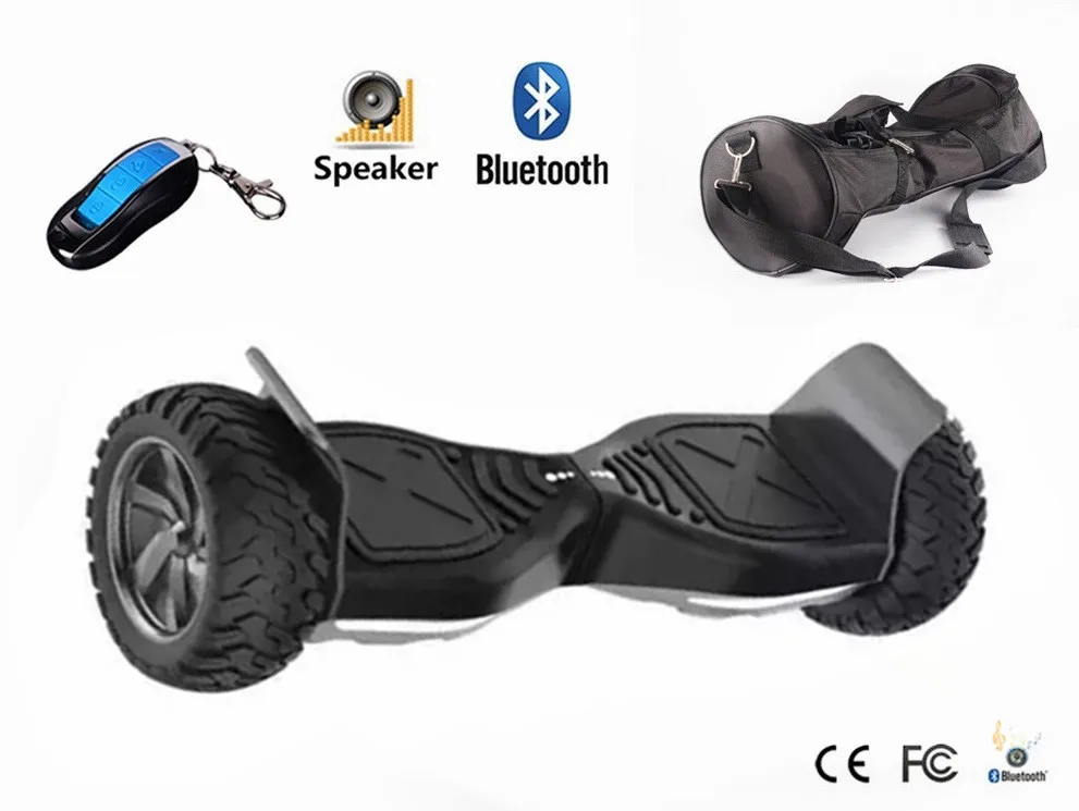 Электрические скутеры 8,5 дюймов скейтборд Bluetooth пульт дистанционного управления/приложение управление Электрический скейтборд гироскоп два колеса Электрический за бортом - Цвет: black