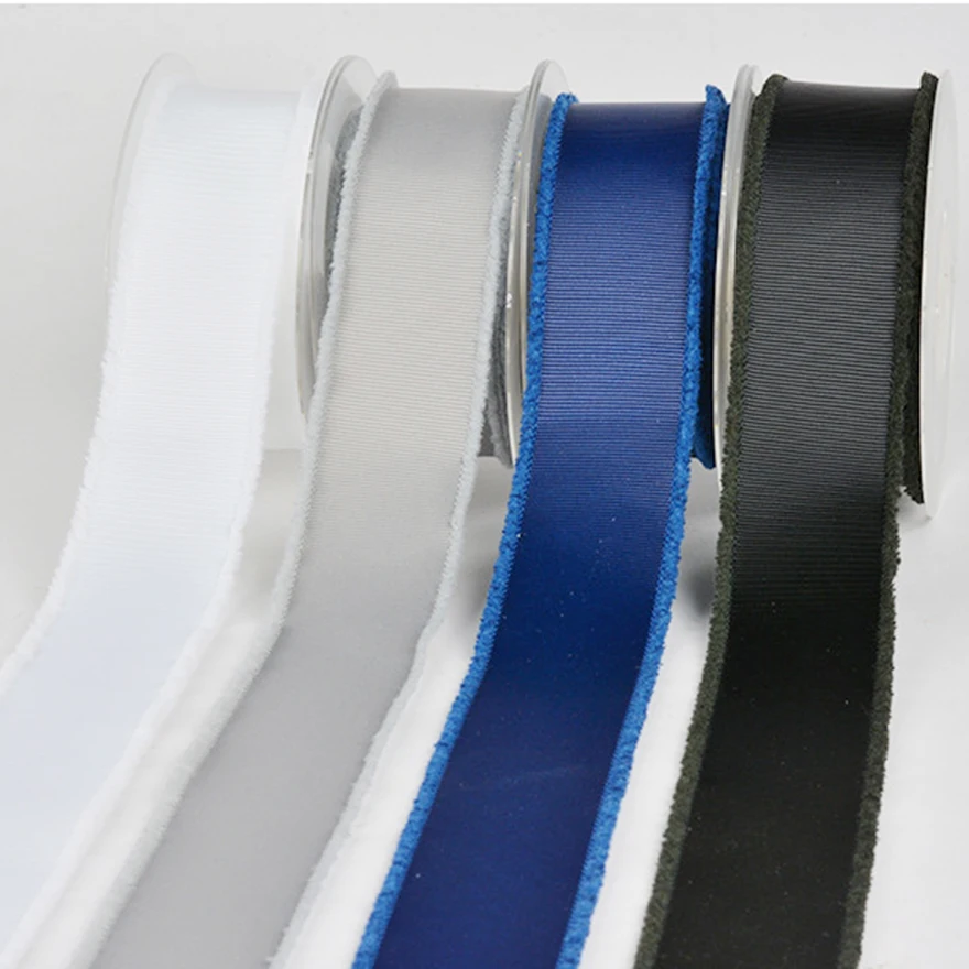 

50 yards solid fringe trim grosgrain ribbon 25mm DIY handmade materials Garment Accessories wedding decor band