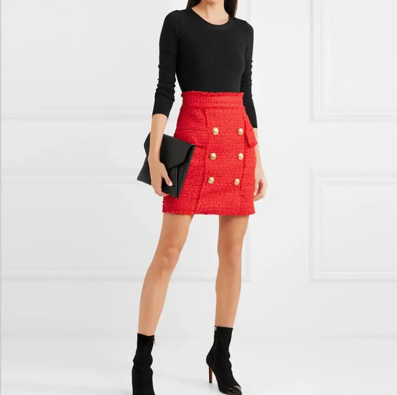 skirt Высочайшее качество Woemn Зимняя шерстяная одежда из кашемира с длинным рукавом и тонкие пальто мода для подиума Офисные женские туфли Для женщин комплект - Цвет: skirt