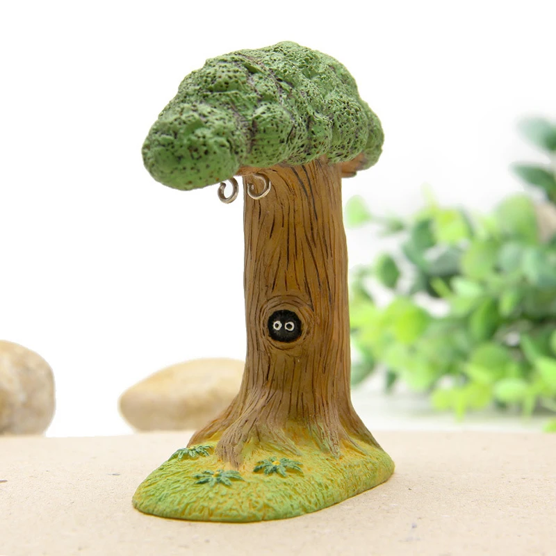 Studio Ghibli Тоторо Рисунок DIY Миядзаки Мой сосед дерево качели смолы фигурку игрушка
