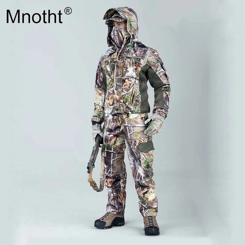 Охотничий Камуфляжный костюм Mnotht 1:6 камуфляжная одежда куртка брюки пояс