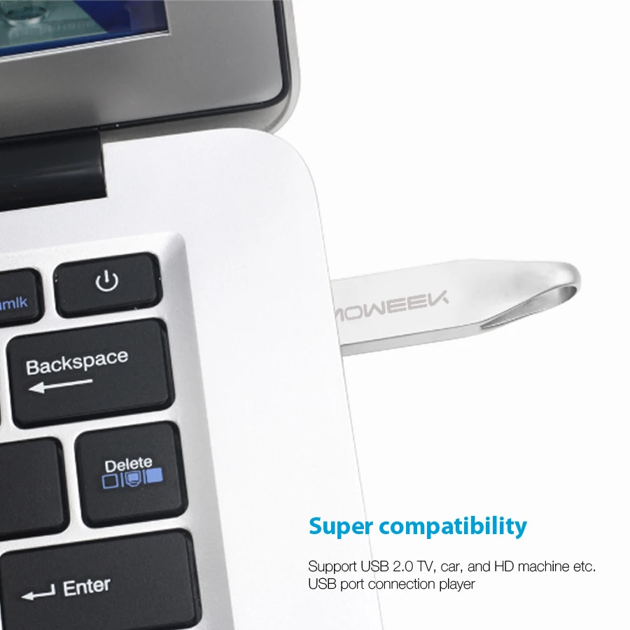 Moweek M19 мини 2,0 флэш-накопитель USB с высокой Скорость флеш-накопитель в режиме реального Ёмкость 4 gb/8 gb/16 gb/32 gb/64 gb металлический флеш-накопитель Ключ U флэш-накопитель из дерева