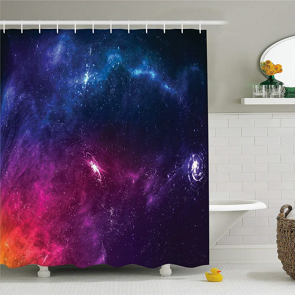 Наружный космический Декор занавеска для душа от LIBIN духовная Планетарная