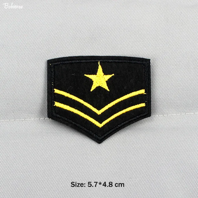 1 pcs Тактический боевой дух армии нашивки для одежды вышитые железные на военные значки ВВС DIY декоративная аппликация - Цвет: 1 pcs