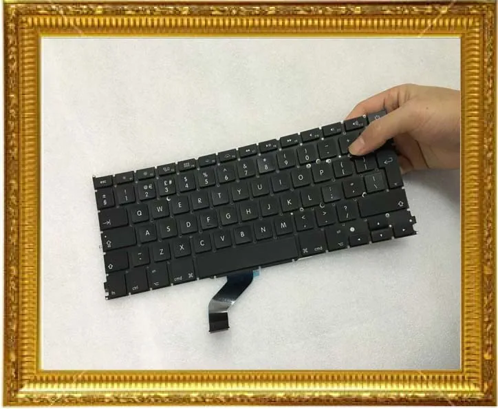 Совершенно новая клавиатура A1425 для ноутбука Macbook Pro Retina UK MD212 MD212LL/A | Компьютеры и