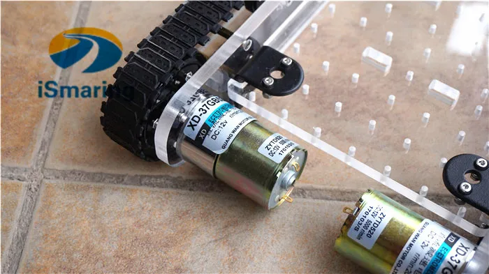 Акриловое гусеничное шасси большое интеллектуальное гусеничный робот