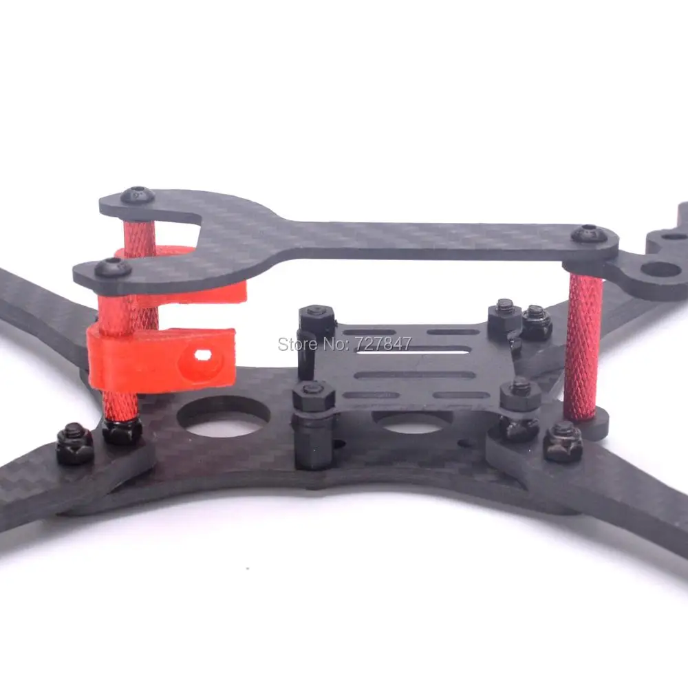 Гоночная рама FLOSS 210 мм 5 дюймов FPV с 3 дном 2 верхней пластиной 4 дужки низкий вес