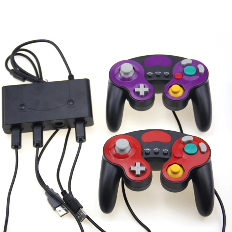 Адаптер для Gamecube/NG C 3 в 1 GC ПК адаптер контроллера Gamecube конвертер USB Nintendo