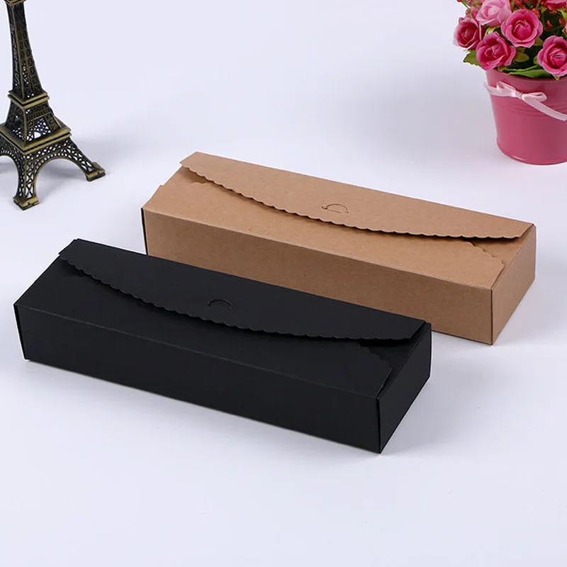 

30pcs Blank Gift Box Kraft Paper Bag Candy Cookie Bakery Package Box Party Birthday Decoration Handmade Gift Bag Packing Boxes