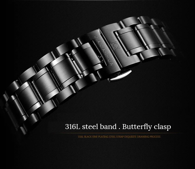 

CARNIVAL Men Watch Relogio Masculino Full Steel Waterproof Automatic Mechanical Watches Sports Swim Luminous Clock Men Army