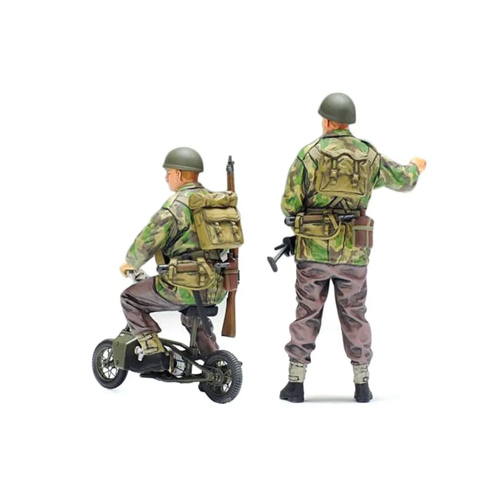 Tamiya 35337 1/35 комплект для сборки британских парашютников с маленькими мотоциклами