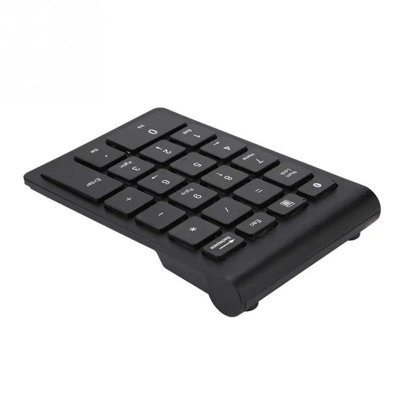 Черный 22 клавиши мини Numpad беспроводной Bluetooth цифровая клавиатура для Apple