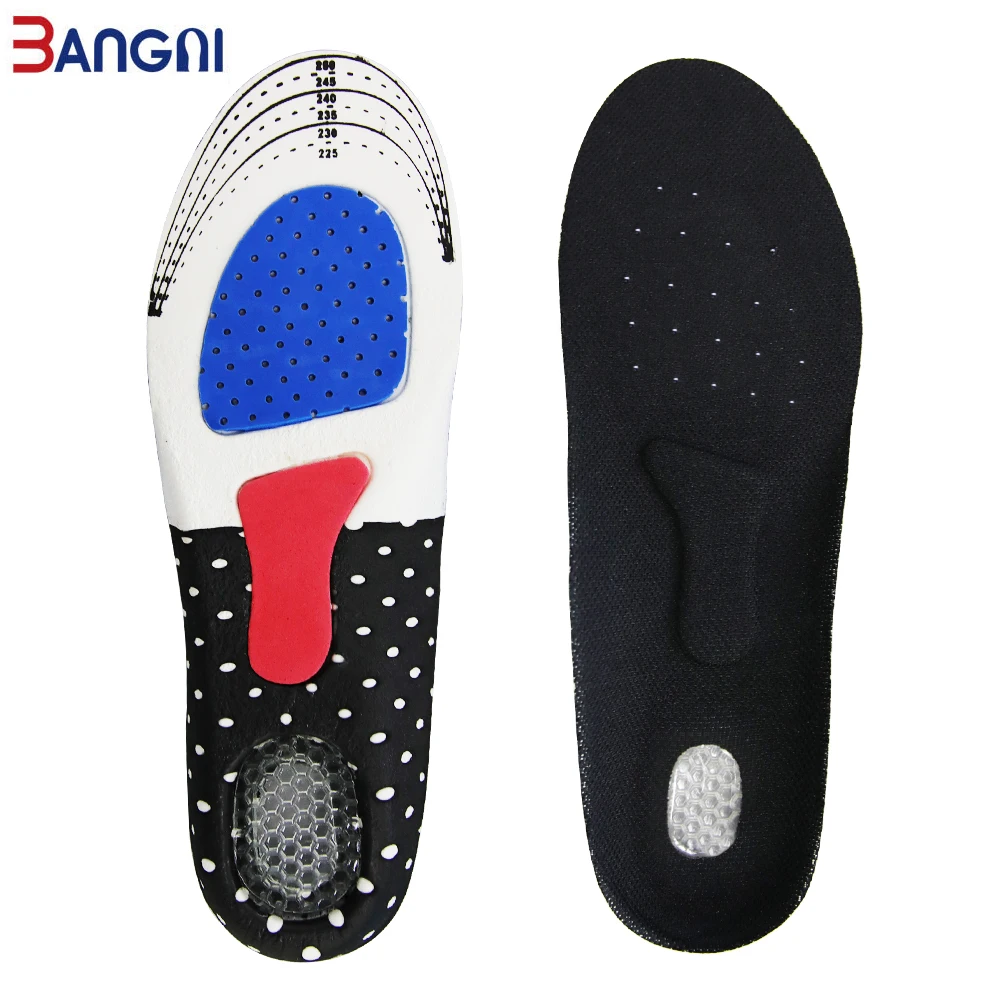 3ANGNI Orthopedic Insoles Orthotic Arch Support Flat Feet Pad Sport Basketball Gel Insert Cushion for Men Women Shoes Insoles