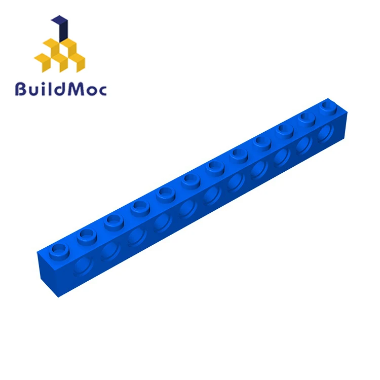 BuildMOC совместимые сборки частиц 3895 1x12для строительных блоков части DIY логотип