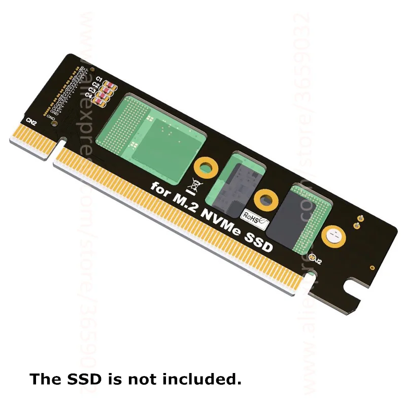 2018 Новый Riser M.2 NVME ключ M к PCI e x16 Адаптерная карта key pcie 4x 16x расширительные карты E 3 0