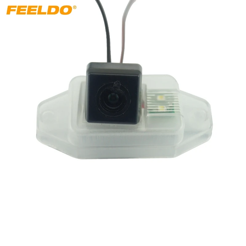 

FEELDO 1PC Car Backup Rear View Camera With LED Light For Toyota Prado 2009 Parking Reverse Camera #FD-1869